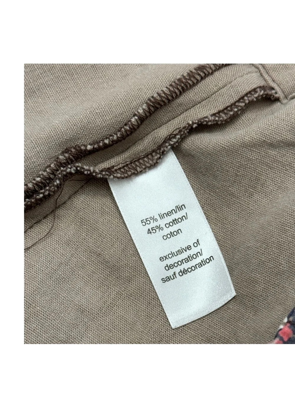 Maurices Khaki Button Linen Blend Jacket Cinch Waist Plus Size Women’s Size 1X
